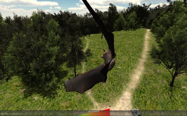 Capture d'écran du jeu "Mosquito Hunter" (chasseur de moustique)