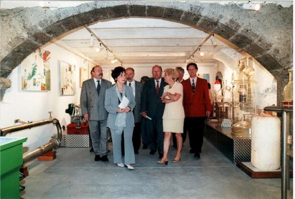 Inauguration de la nouvelle scénographie du musée en 2000