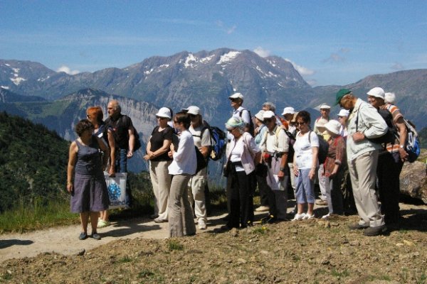 Visite du site de la mine de Brandes à Huez