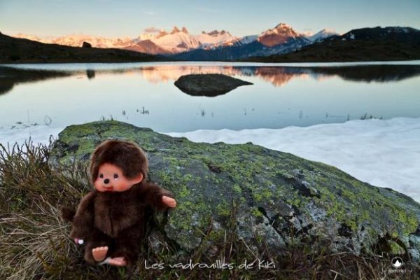 La toute première sortie de Kiki au bord du lac Guichard