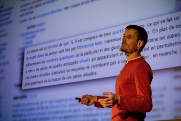 Damien lors de l'événement TEDx Place du Capitole