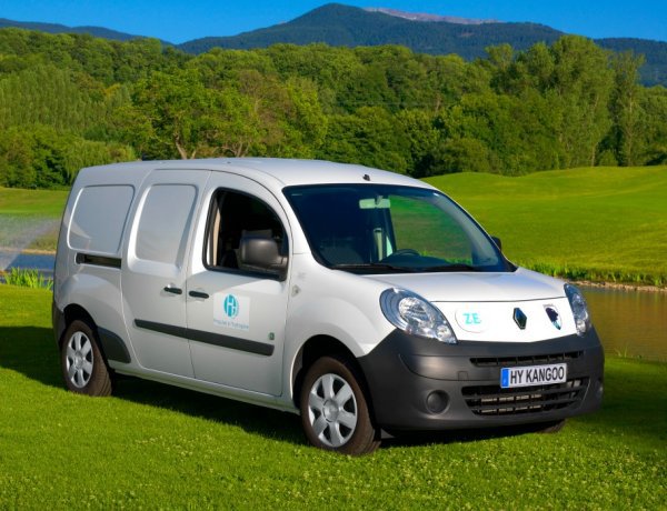 La HyKangoo, une Kangoo Z.E. équipée d'une pile à hydrogène