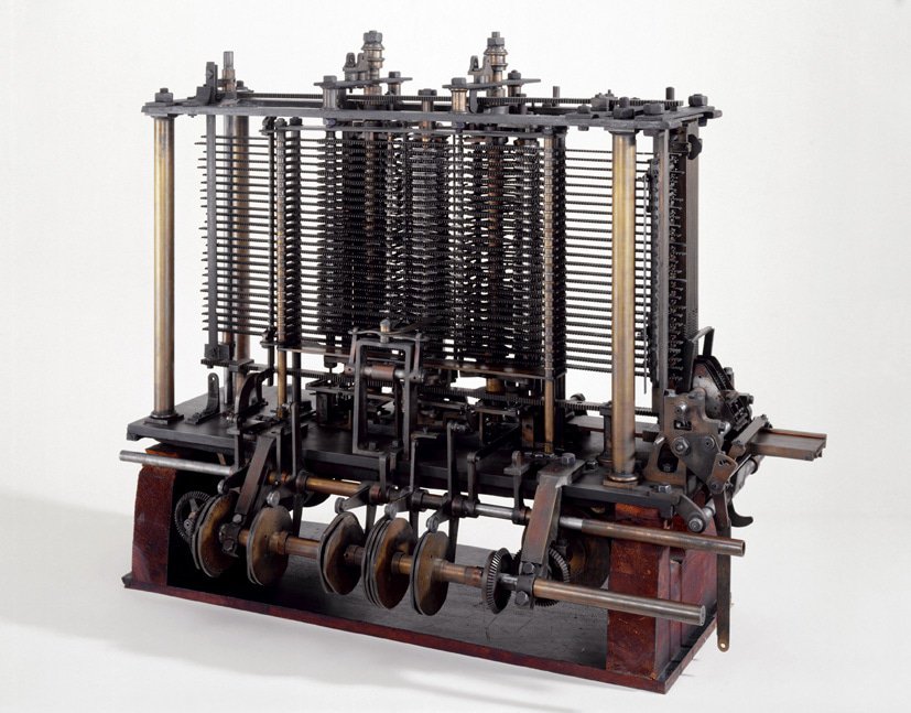 Machine à calculer analytique inventée par C. Babbage en 1834