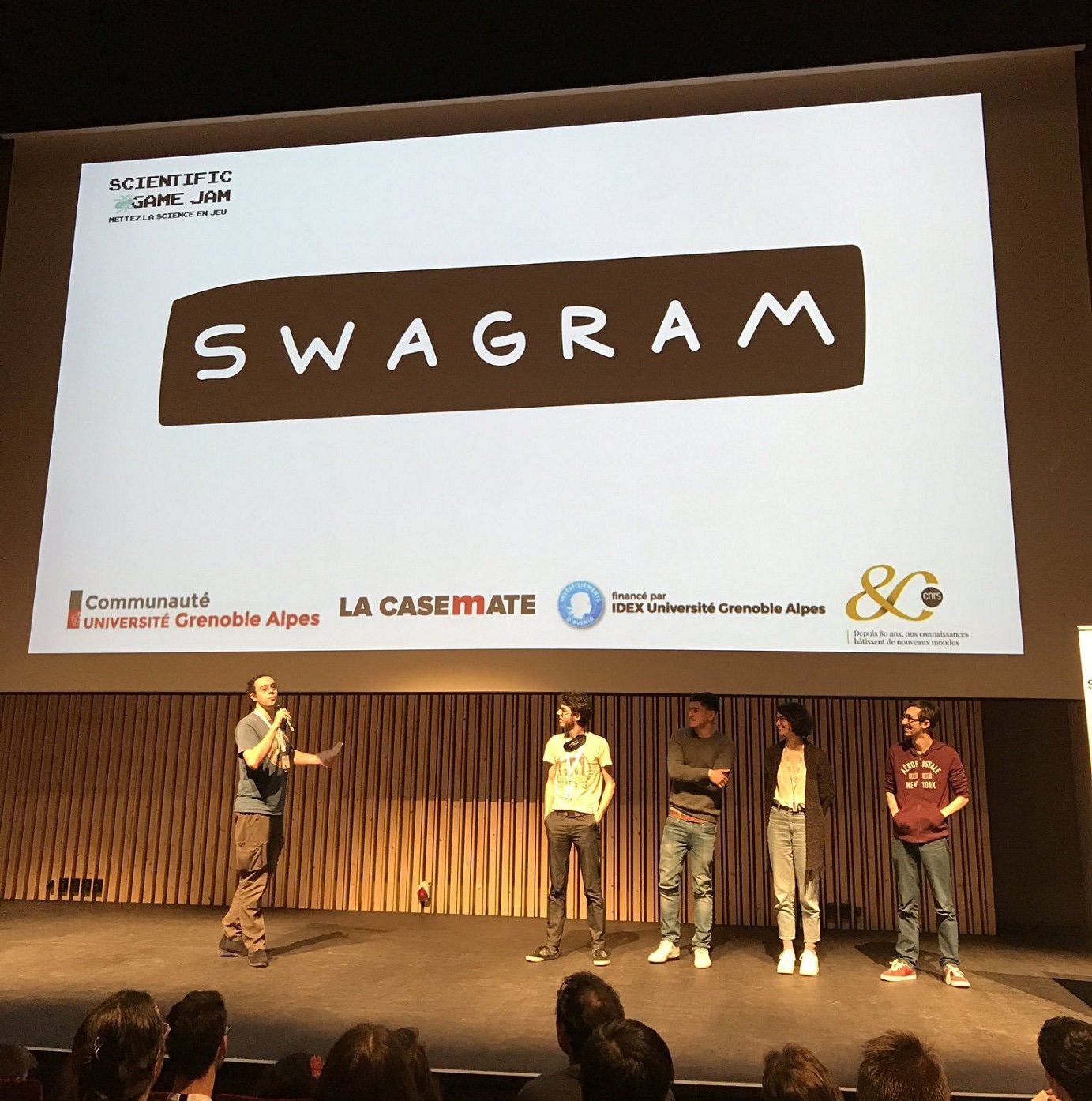 L'équipe Swagram lors de la SGJ 2019